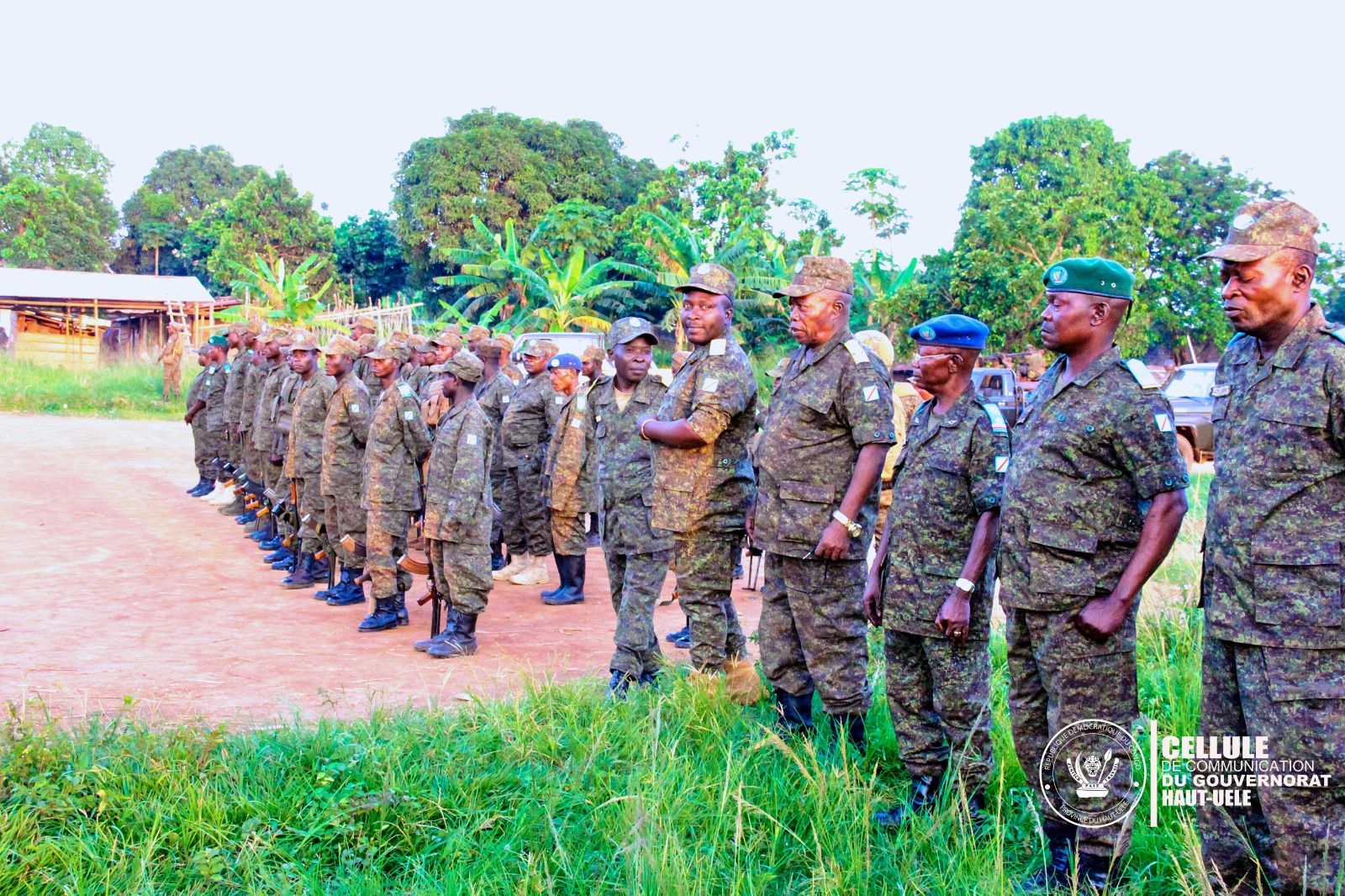 Jean Bakomito Gambu accompagne les forces de defense
